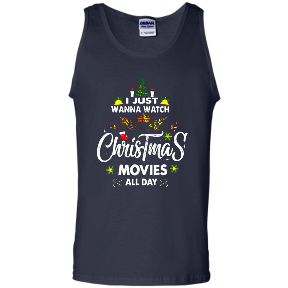 Funny Christmas Movie Shirt, Christmas Movies - Tank Top