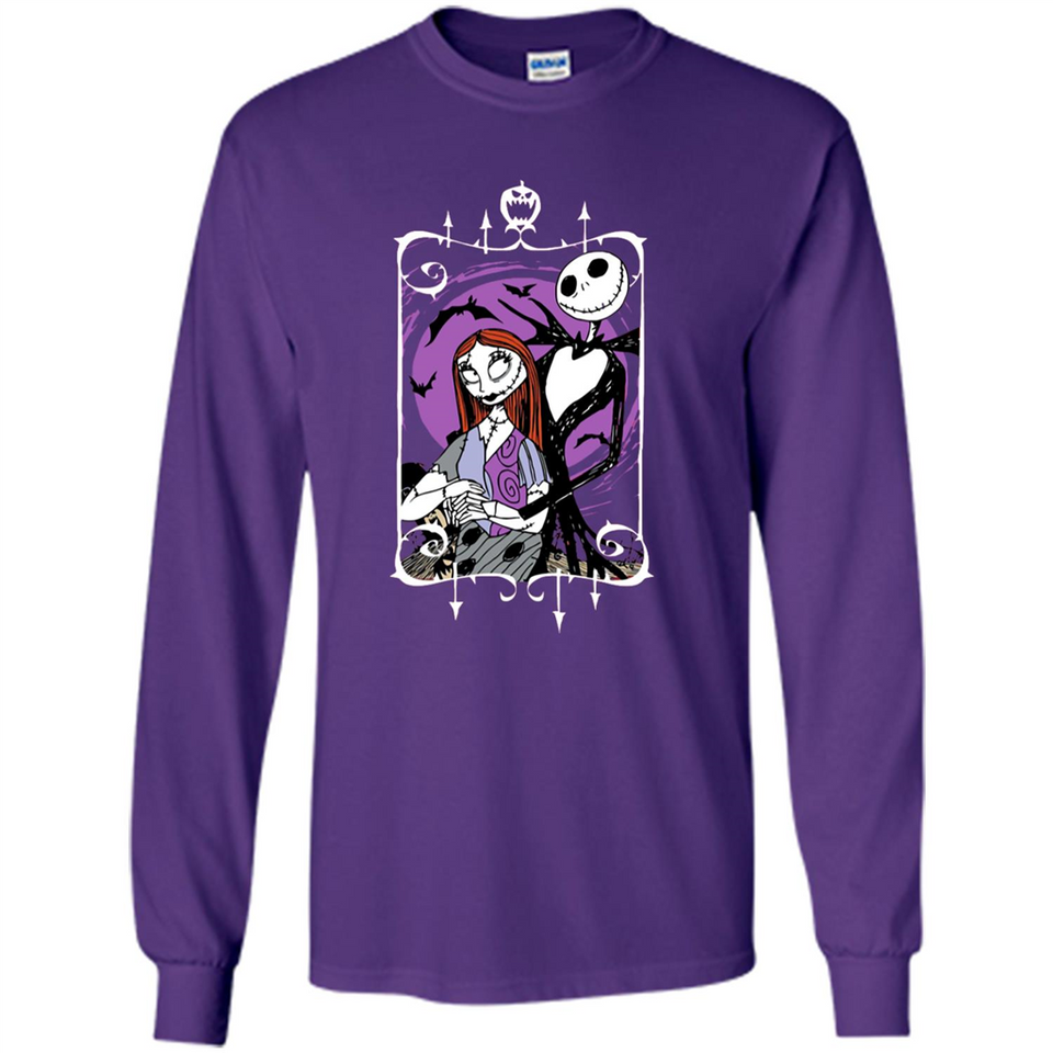 Disney Nightmare Before Christmas Jack And Sally T-Shirt - Long Sleeve T-Shirt