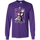 Disney Nightmare Before Christmas Jack And Sally T-Shirt - Long Sleeve T-Shirt