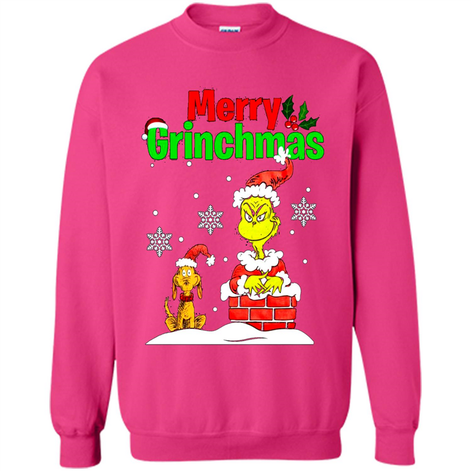 Merry Grinchmas Not Merry Christmas sweater PINGPONG