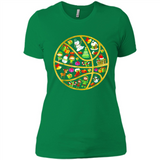 Basketball Christmas Ornament - Ladies' Boyfriend T-Shirt