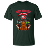 San Francisco 49ers NFL Reindeer Funny Merry Christmas And Happy New Year