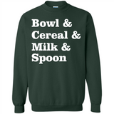 Tasty Cereal Recipe Bowl Milk Spoon