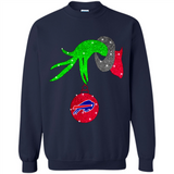 GRINCH HAND HOLDING BUFFALO BILLS GLITTER CHRISTMAS PINGPONG