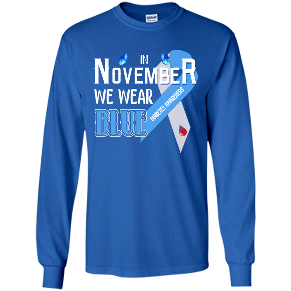 November We Wear Blue Diabetes Awareness