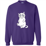 annoyed kitty touchy kitty grouchy ball of fur noody kitty PING PONG