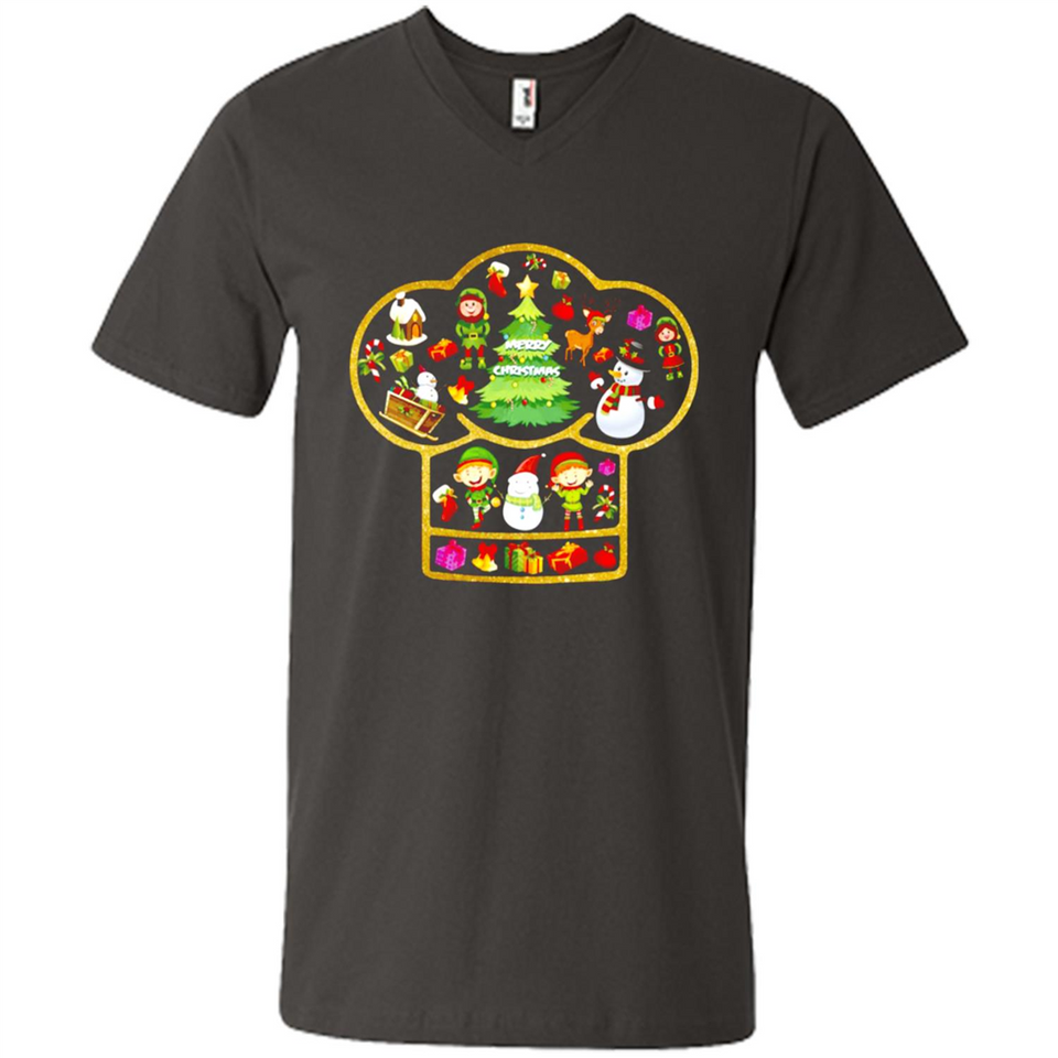 Chef Hat Christmas Ornament - Men's V-Neck