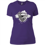 Chicago White Sox And Superman Fans - Ladies' Boyfriend T-Shirt