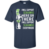 Shirt For Dr Seuss Cat And Seattle Seahawks Fans - Shirt