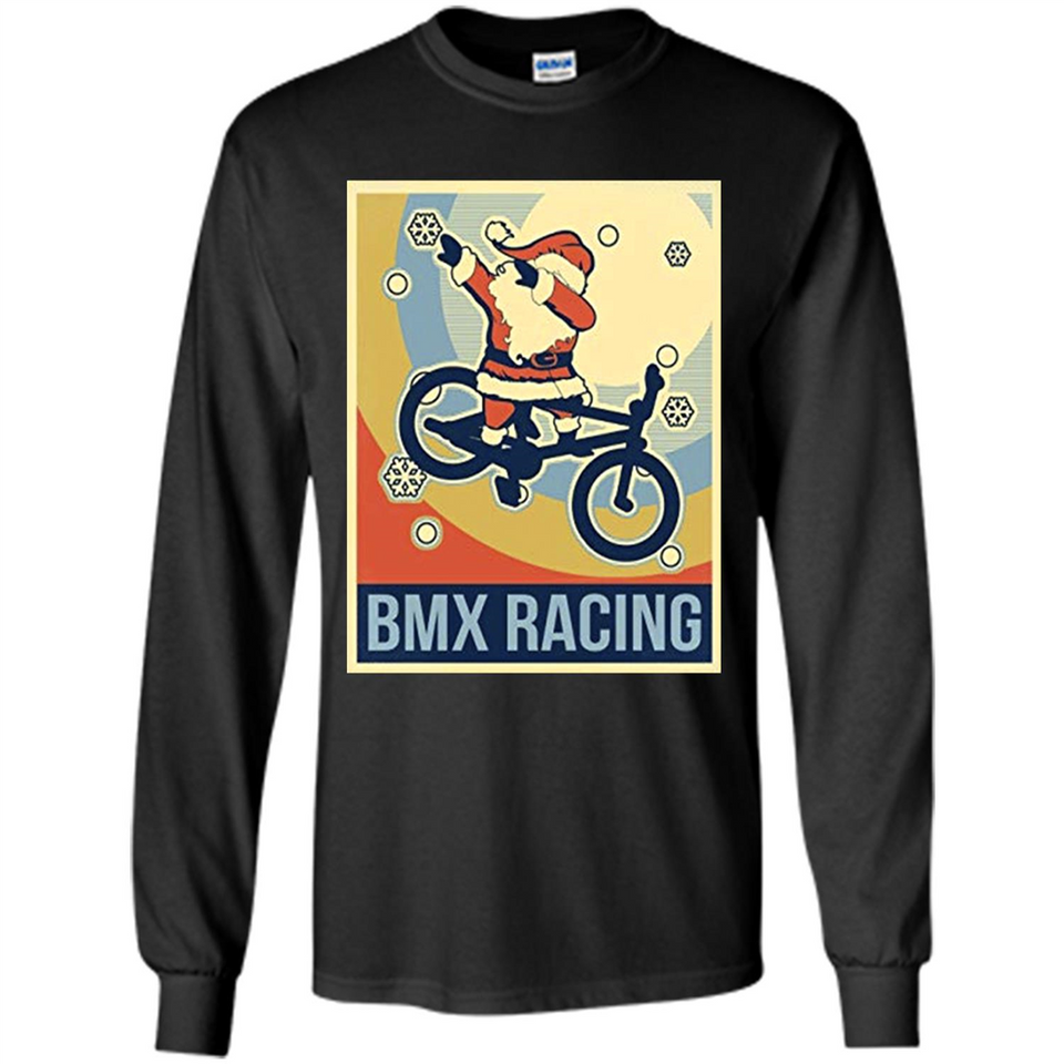 bmx racing dabbing Santa Christmas