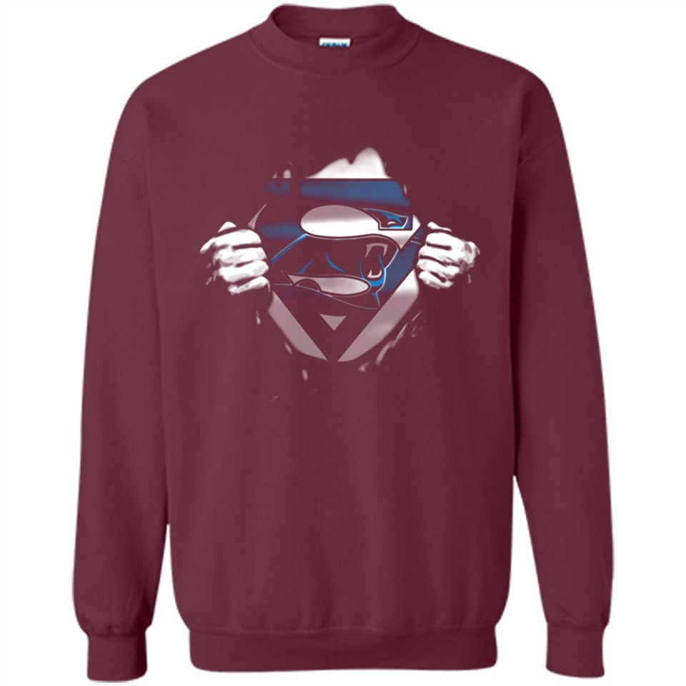 Carolina Panthers And Superman Fans - Sweatshirt