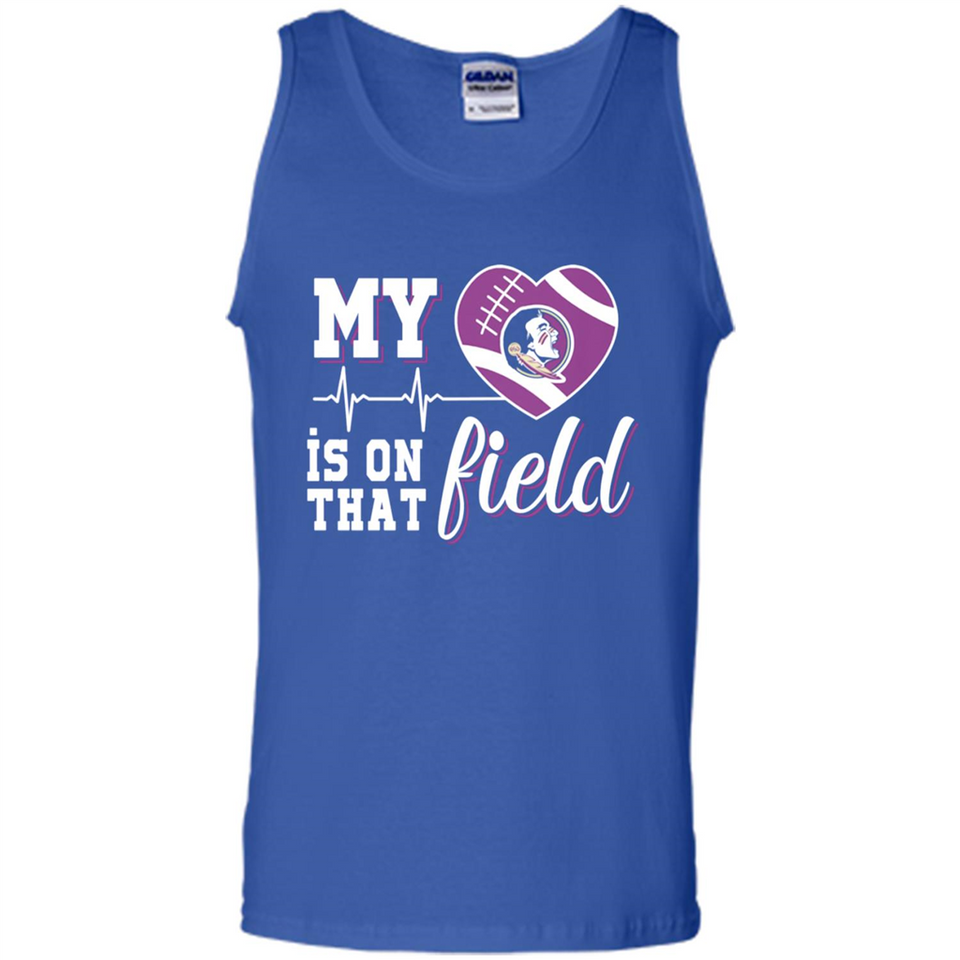 Florida State Seminoles Football My Heart is on that Field - Tank Top
