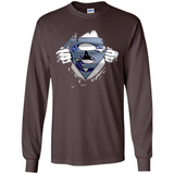 Vancouver Canucks And Superman Fans - Long Sleeve T-Shirt