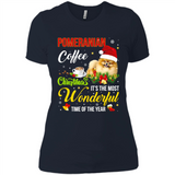 Pomeranian Coffee Wonderful Christmas