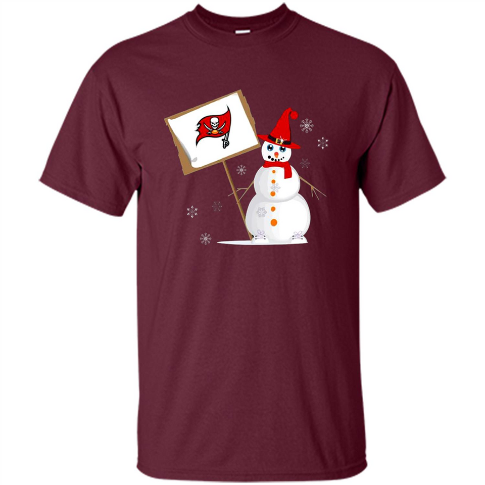 Tampa Bay Buccaneers Snowman Funny