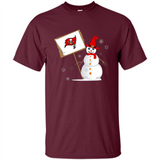Tampa Bay Buccaneers Snowman Funny