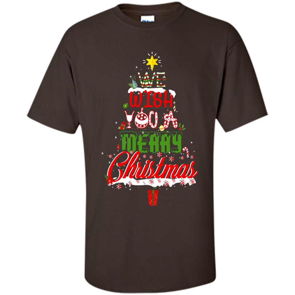 We Wish You A Merry Christmas Funny Pine Gift Sleeve - Shirt