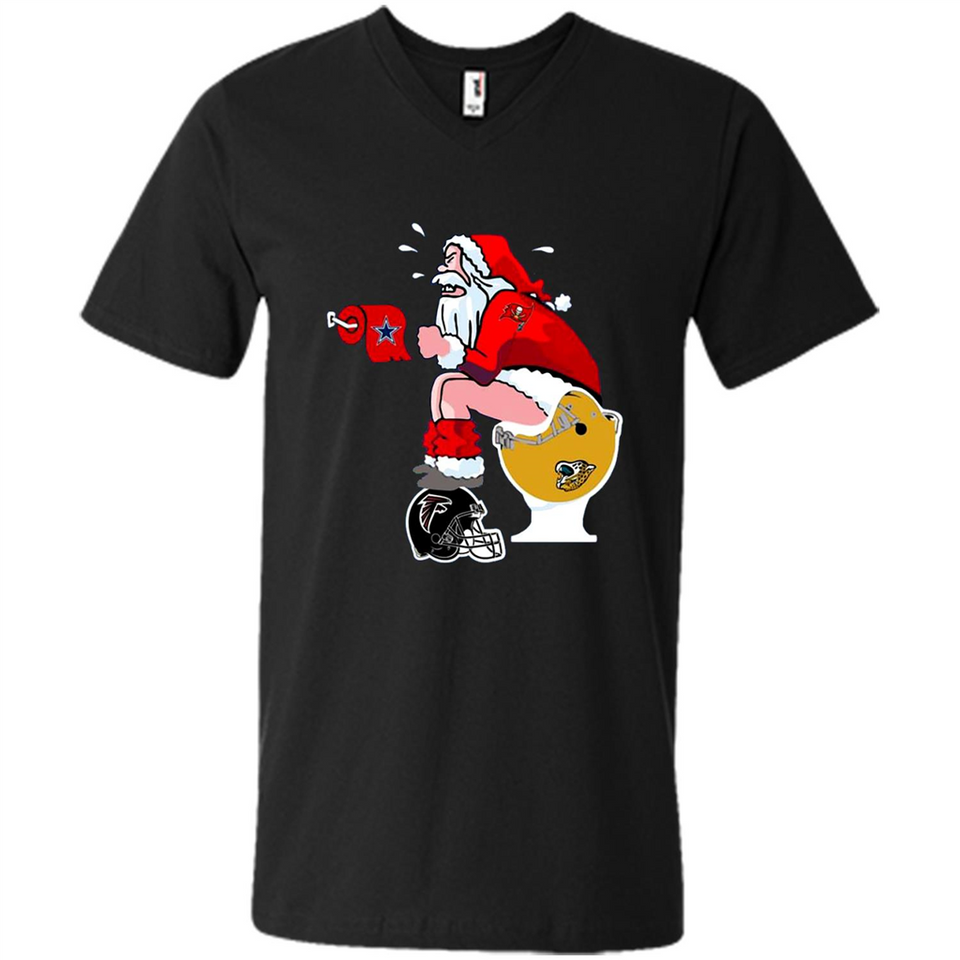 Tampa Bay Buccaneers Santa Claus Toilet