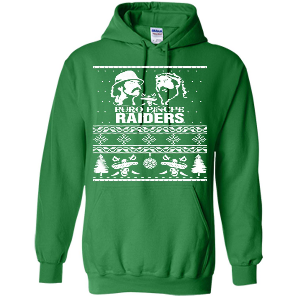Puro Pinche Raiders Ugly Christmas Sweater - Hoodie