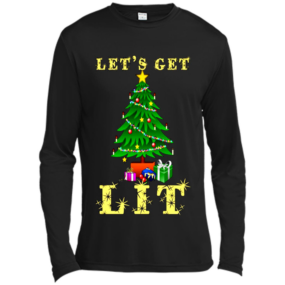 Let’s Get Lit Christmas Drinking sweater PINGPONG