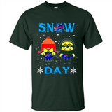 Snow Day Shirt For Buffalo Bills Vs Minion Fans pingpong