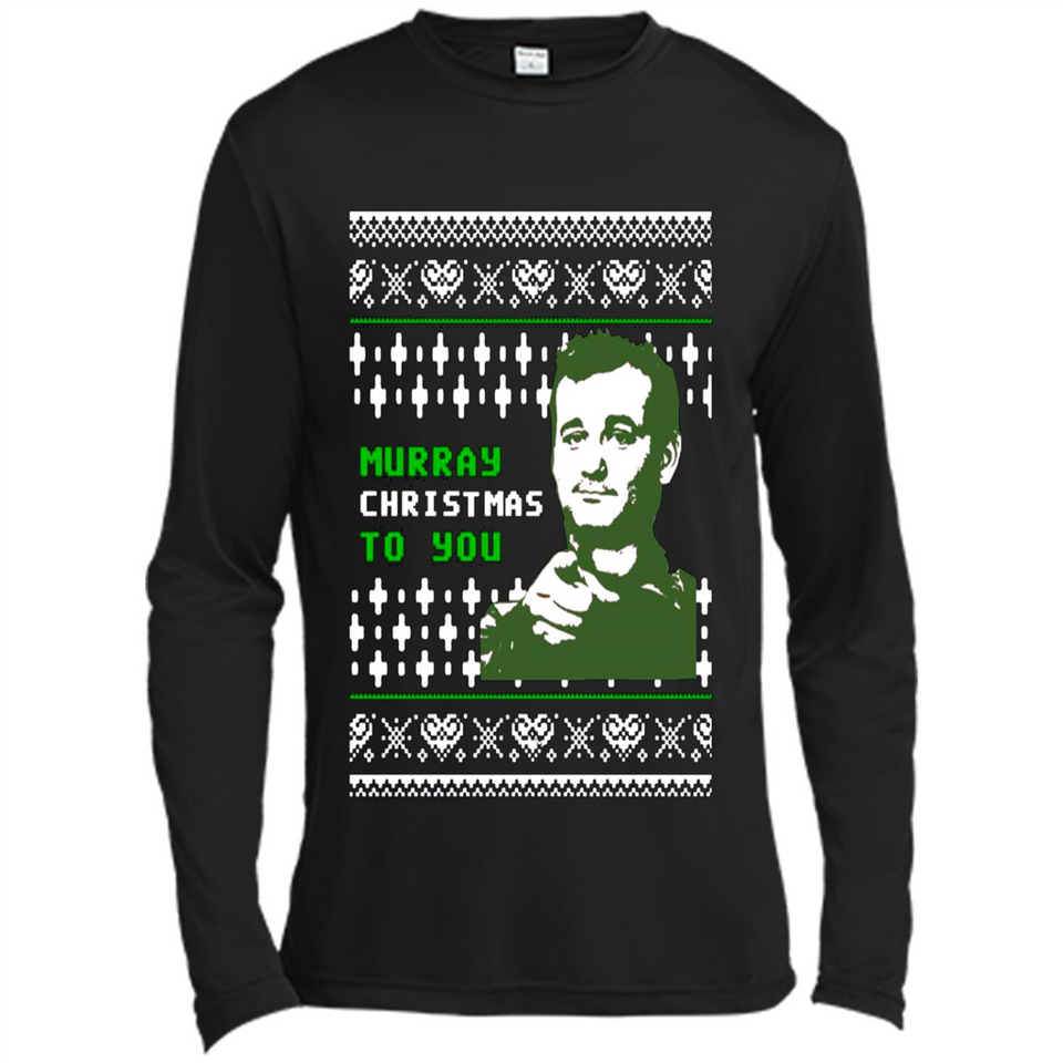 Murray Christmas to you ugly sweatshirt PINGPONG