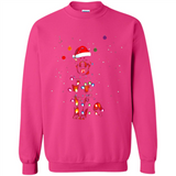 Rottweiler Santa Lights Christmas Dog Xmas Sweatshirt - Sweatshirt