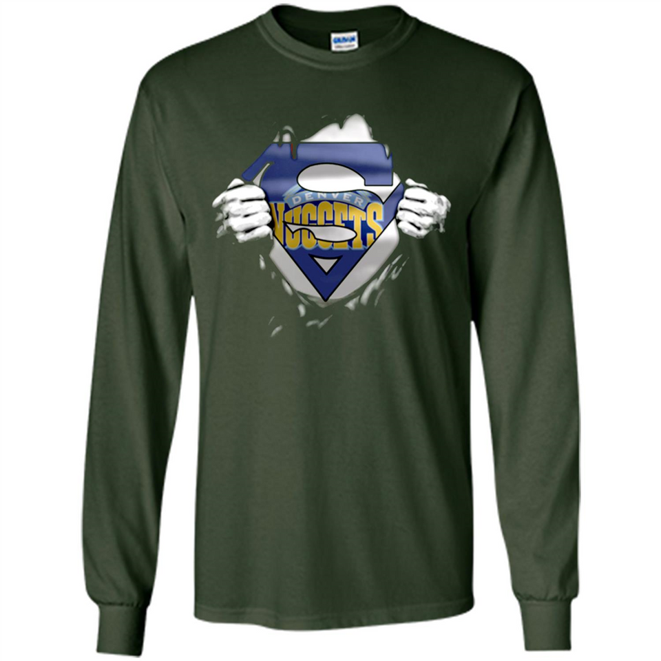 Denver Nuggets And Superman Fans - Long Sleeve T-Shirt