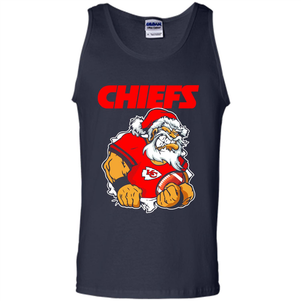 Grumpy Santa Claus Kansas City Chiefs Football Team PINGPONG