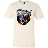 Dancing Funny Guitar Vintage Metal Rock Band Shirt PINGPONG - Canvas Unisex T-Shirt