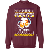 All I want for Christmas is Beer Sweater PINGPONG