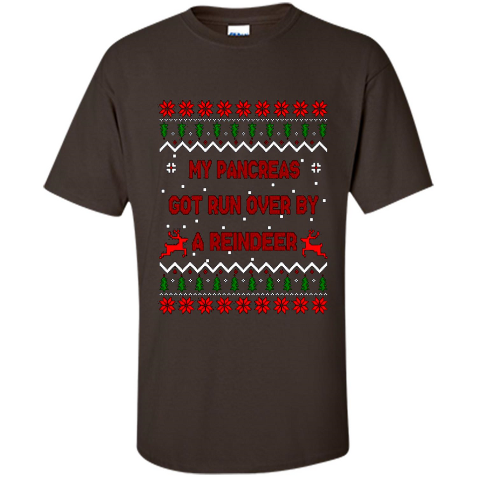 My Pancreas Got Run Over By A Reindeer Diabetes Christmas sweater PINGPONG