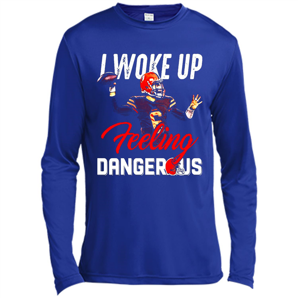 I woke up feeling dangerous - Canvas Long Sleeve T-Shirt