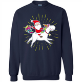 Unicorn And Santa Christmas - Sweatshirt