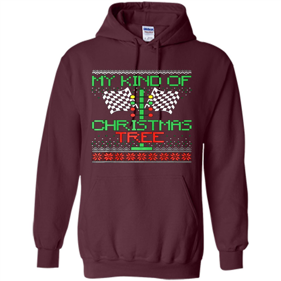 Funny Drag Racing Ugly Christmas Holiday Tree PING PONG