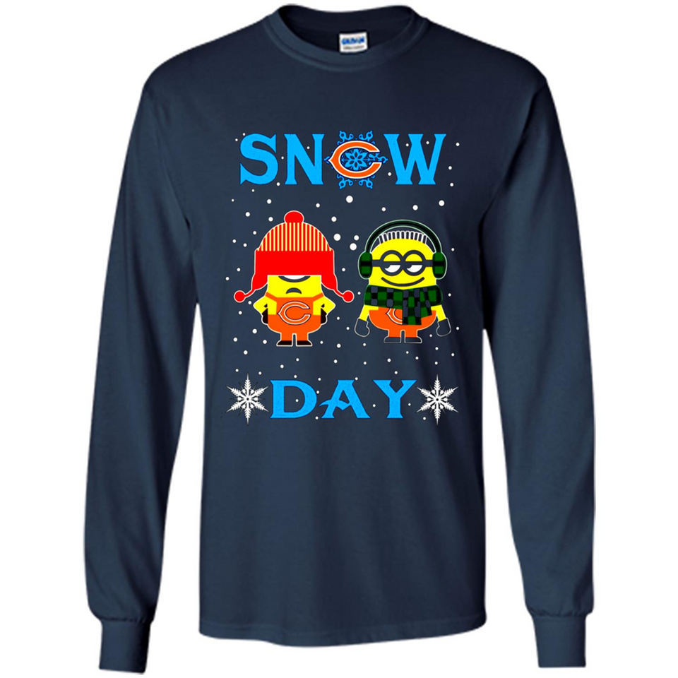 Snow Day Shirt For Chicago Bears Vs Minion Fans pingpong