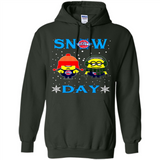 Snow Day Shirt For Detroit Pistons Vs Minion Fans pingpong