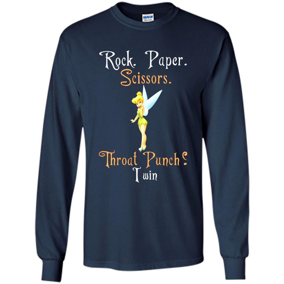 Tinker Bell Rock Paper Scissors Throat Punch I win PINGPONG