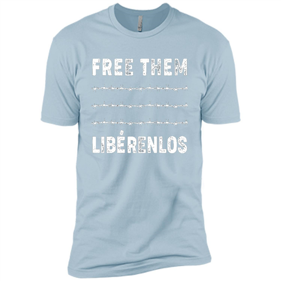 Peaceful Communities- Free Them Liberenlos Shirt PINGPONG - Premium Short Sleeve T-Shirt