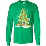 Tiger Christmas Tree Funny Merry Christmas - Long Sleeve T-Shirt