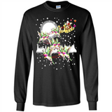 Hummingbird Santa Sleigh - Long Sleeve T-Shirt