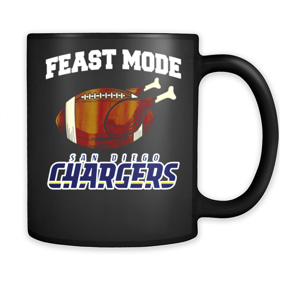 Feast Mode Chargers Shirt - San Diego Turkey Thanksgiving