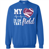 Washington State Cougars Football My Heart is on that Field - Sweatshirt