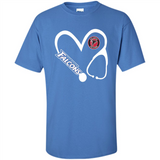 Stethoscope Heart Love Atlanta Falcons For Football Lovers