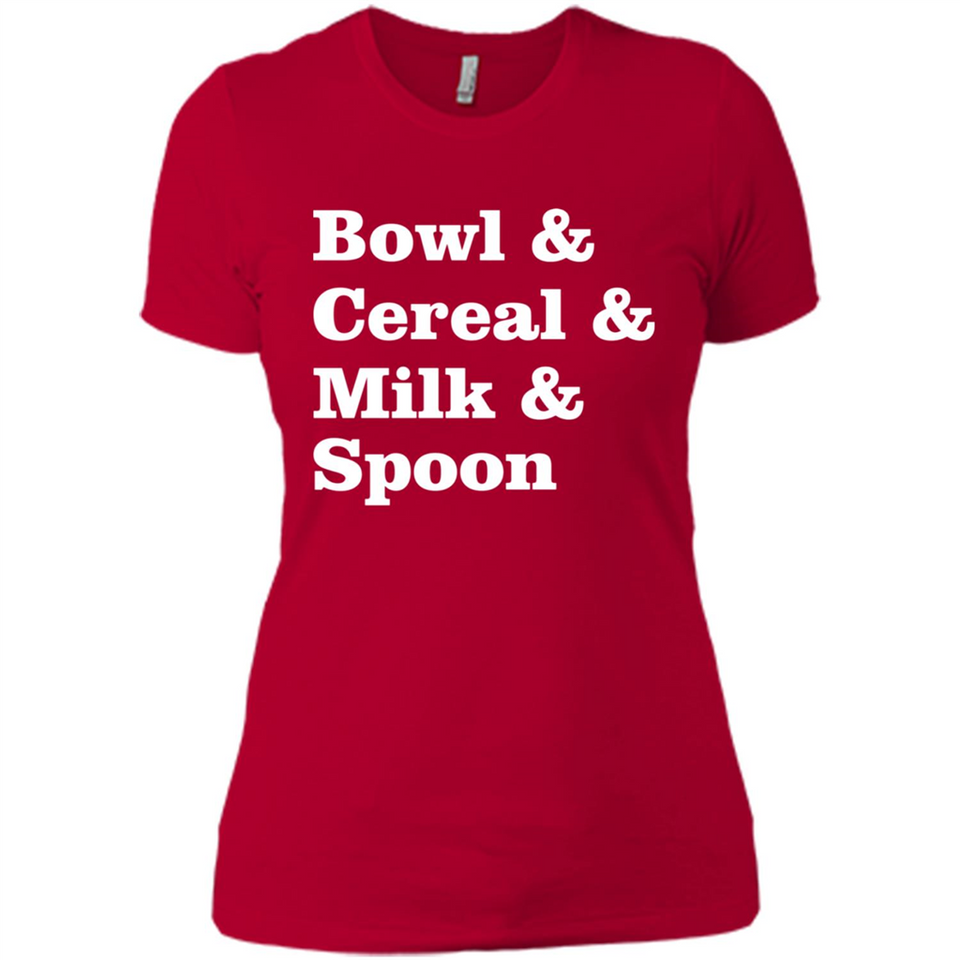 Tasty Cereal Recipe Bowl Milk Spoon