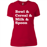 Tasty Cereal Recipe Bowl Milk Spoon