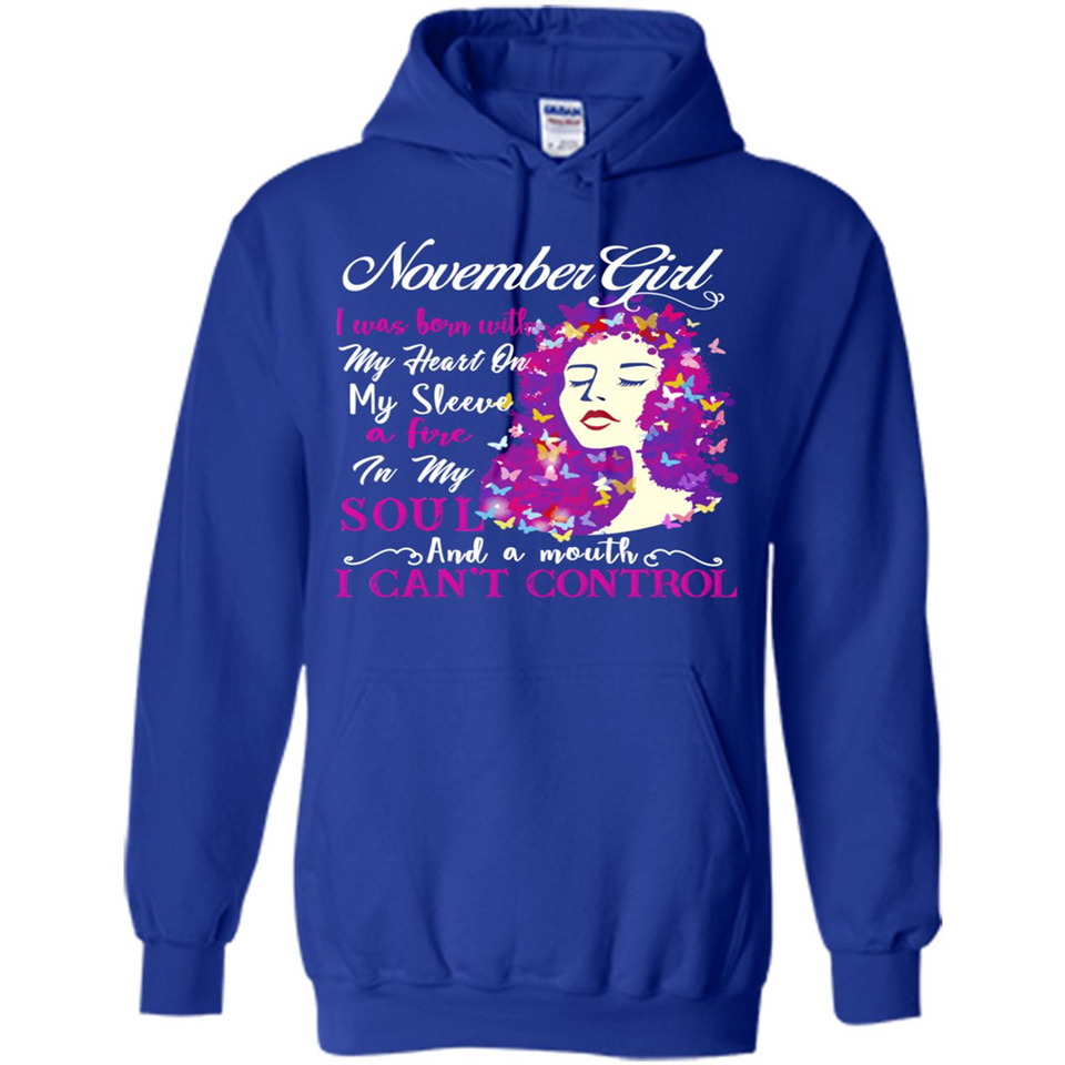 November Butterfly Girl - Hoodie