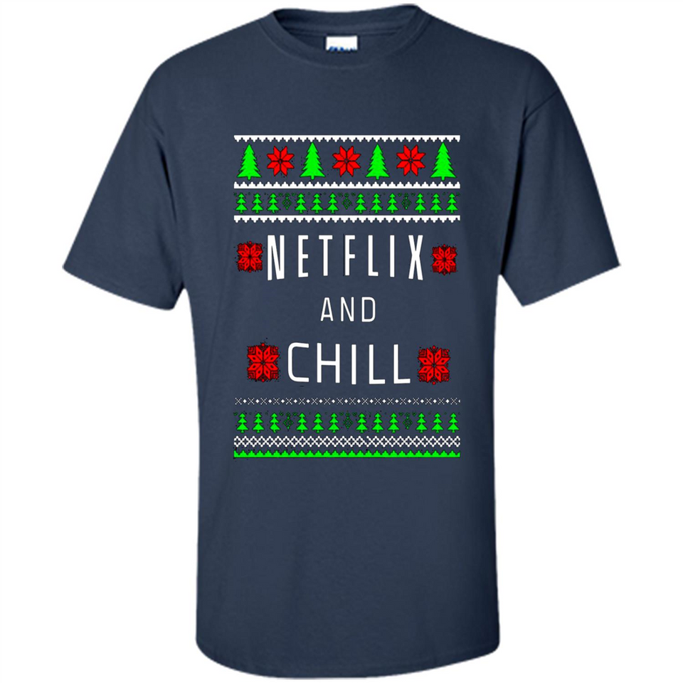Netflix And Chill Christmas sweater PINGPONG