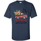 Snoopy This Is My Hallmark Christmas Movies Watching T-Shirt - Shirt