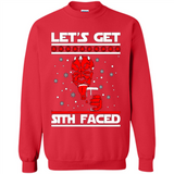 Let’s get sith faced Christmas sweatshirt PINGPONG